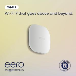 imageAmazon eero PoE 7 triband WiFi 7 mountable access point newest model  Wireless speeds up to 39 Gbps Coverage up to 2000 sq ft 1pack